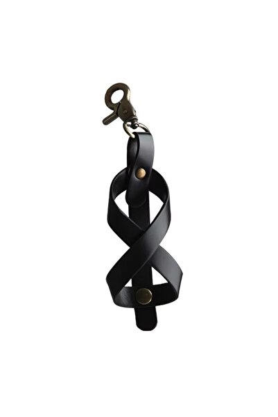 Nomarks Kendama Case Flippy, Faux Leather Keychain Storage, 12 x 6 cm, Black