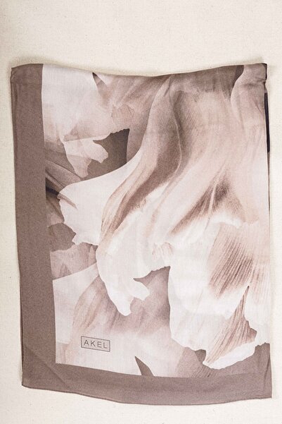 Akel Patterned Cotton Silk Shawl Pattern-3