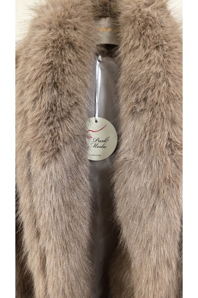 Park Moda Fur Vest Plain Pattern