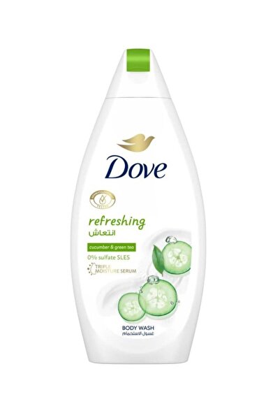 Dove غسول الجسم المنعش بالخيار والشاي الأخضر 500 مل