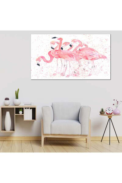 Generic لوحه جداريه كانفس - طيور الفلامنجو - 656