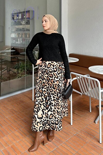 lamelif Πλεκτό πουλόβερ Μαύρο