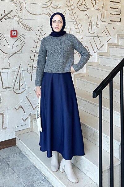 lamelif Braided Sweater Anthracite