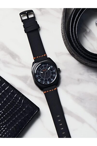 Fcuk ساعة رجالية أنالوج بمينا أسود - FK00014A