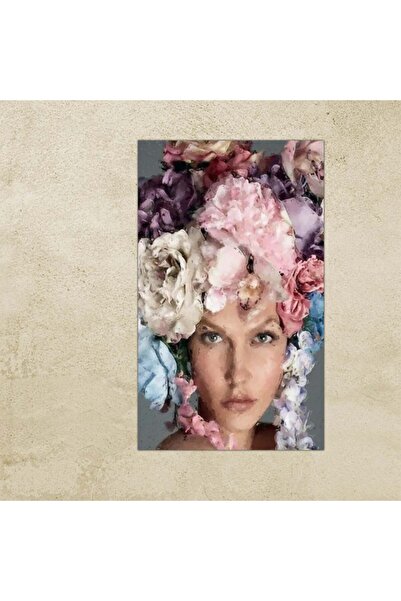 Generic لوحه جداريه كانفس مودرن - رسمة إمرأه - 300937W