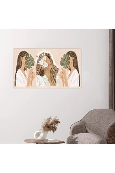 Generic لوحه جداريه رسمة ثلاثة فتيات - ٢٤٥٤٥