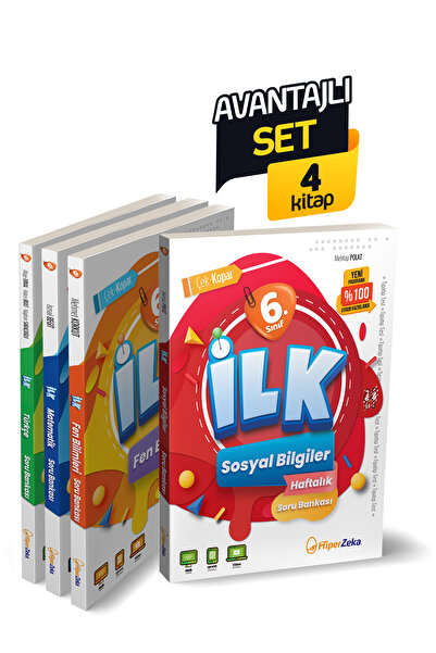 HiperZeka Avantajlı Set 2026 6. Sınıf İlk Soru Bankaları