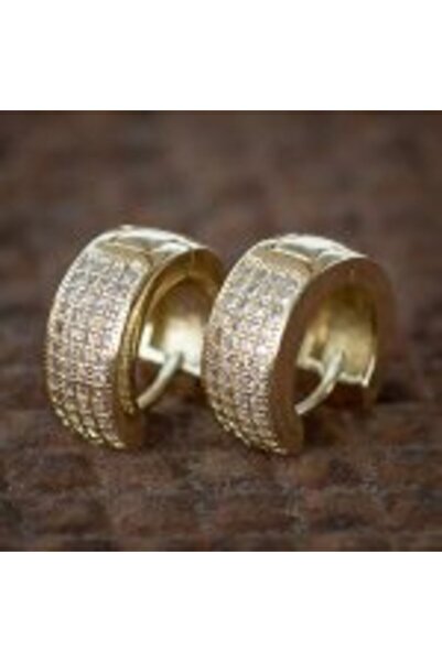 OEM Cercei Royal Shine – Eleganță Aurie și Cristale de Zirconiu Cubic