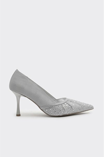 derinet Taş Aksesuarlı Kadın Stiletto