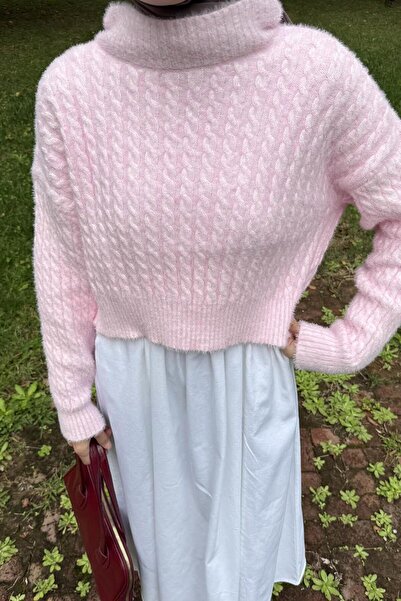 lamelif Crop Knitwear Πουλόβερ σε σκόνη