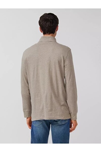 s.Oliver Men's Blouse, with Collar and Regular Fit, Beige