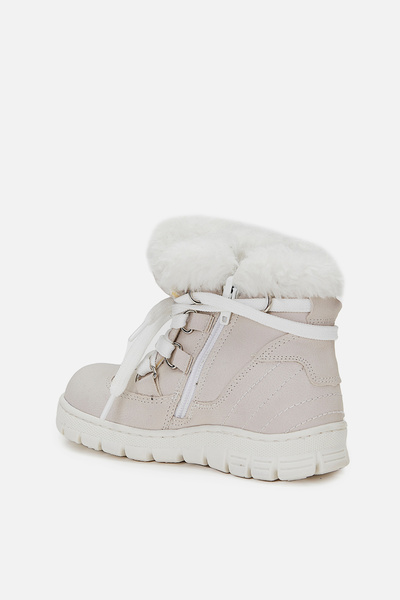 Vicco V1045136 Daily Children's Boots Beige Furry Baby Girl Shoes