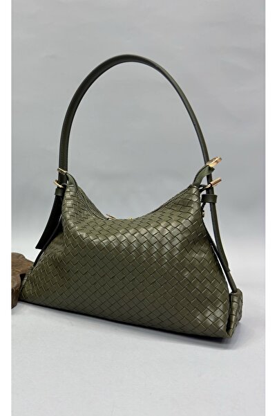 bahwar Stylish Shoulder Bag with Knitted Texture