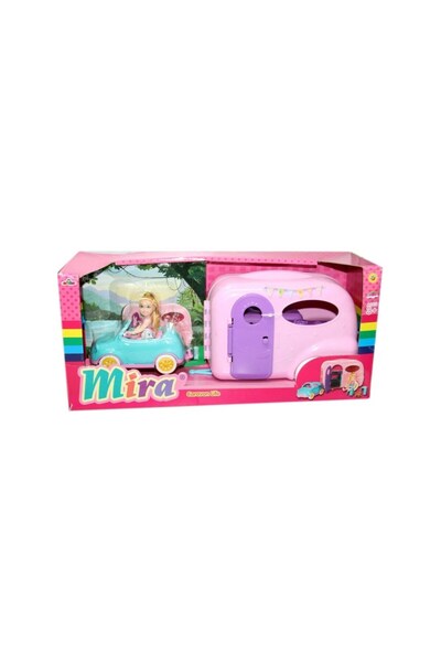 TOYSTURKA Mira Caravan Life Toy Pink Caravan - Glt-E407-A