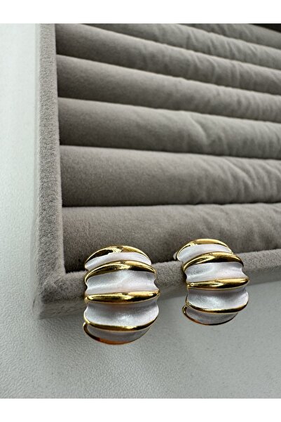 GOLD SEDEFLİ MİNİK KÜPE