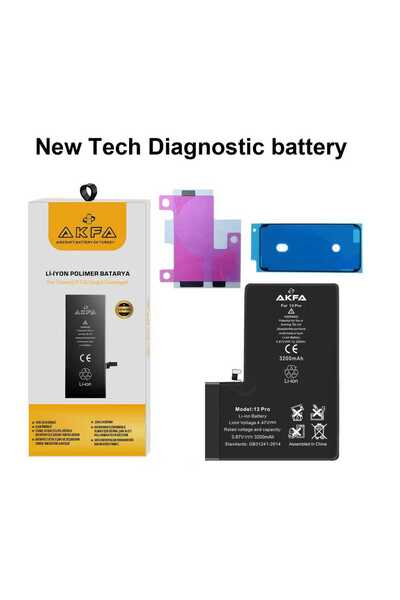 Akfa Apple Iphone 13 Pro Uyumlu %40 Güçlendirilmiş Telefon Bataryası 3200mAh ...