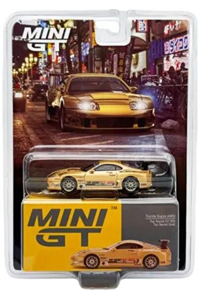 mini gt Toyota Supra (A80) Top Secret GT-300 Top Secret Gold 961 BL