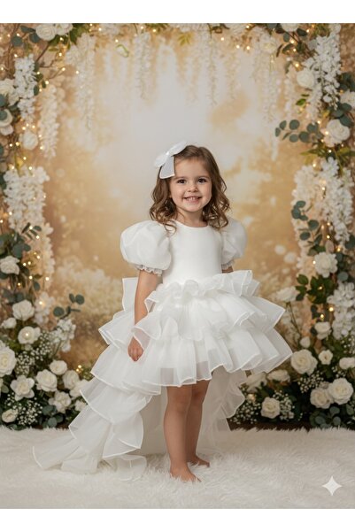 By Aybüke Kat kat tak çıkar kuyruklu çocuk abiye mezuniyet doğumgünü düğün elbisesi