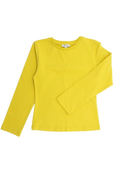 Ozmoz By Mukadder Özden Organic Light Green Winter Girls' Sweatshirt