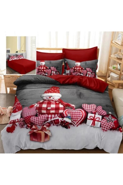 OEM Finet Christmas bedding, double bed, 6 pieces, Merry XMAS Collection 78