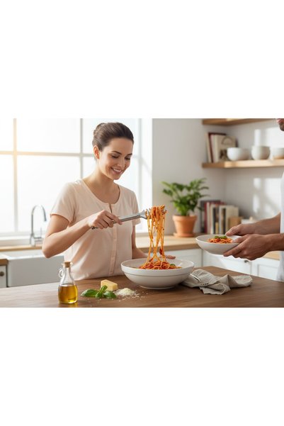 EMPA A V M Stainless Steel Pasta Tongs Serving Tongs