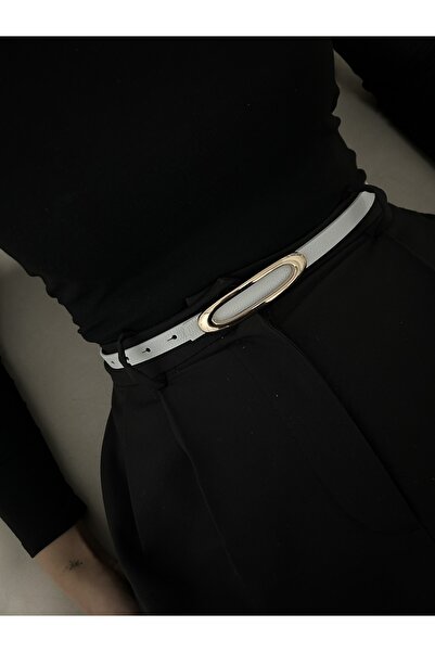 LİA KEMER Blaze Imported Gold Buckle Model Curea pentru femei Curea pentru ta...