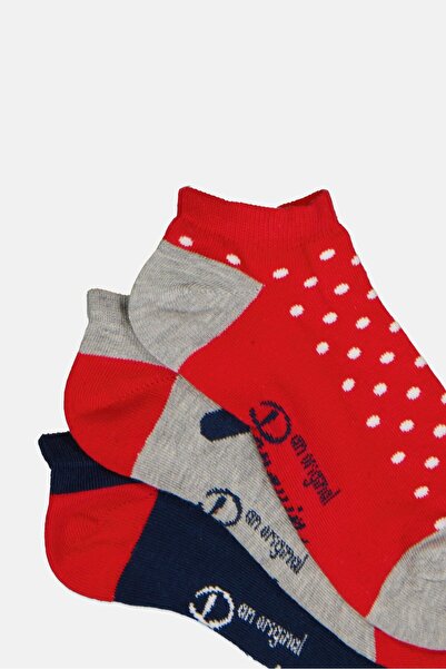Original Penguin Kids Girl 5 Pairs Graphic Print Socks, Multicolor