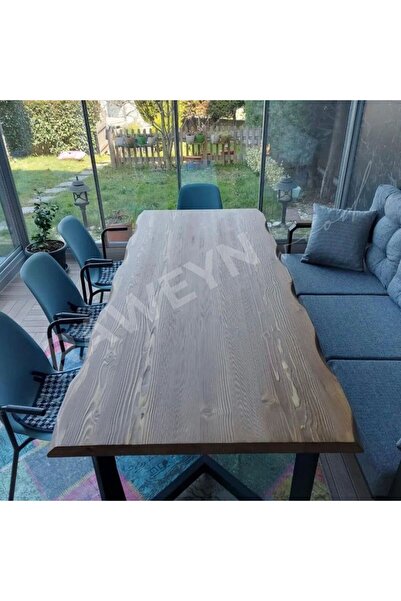 raweyn Doğal Ahşap Bahçe Masası - 100x300