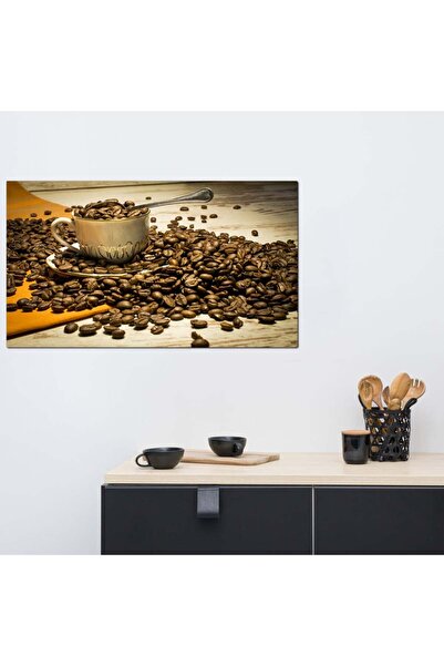 Generic لوحه جداريه كانفس - قهوه - 979