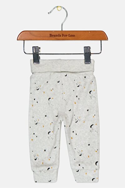 Feetje Toddlers Boy Allover Print Sweatpants, Light Grey
