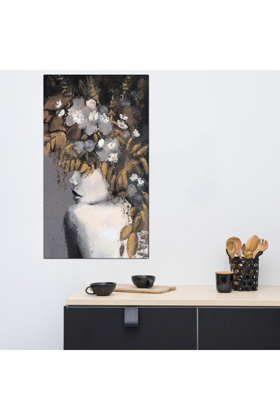 Generic لوحه جداريه كانفس - رسمة فنيه إمرأه - 30031