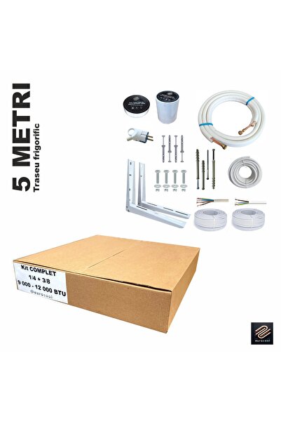 EUROCOOL Kit complet montaj aer conditionat 5 metri 9-12000 btu