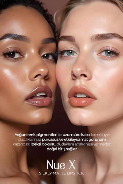 New Well Nue X Silkly Matte Lipstick Nude Pembe 01