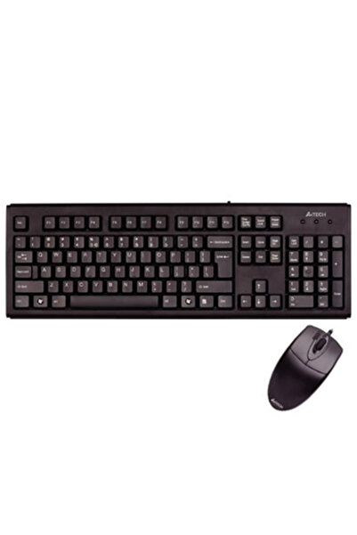 A4 Tech Km-72620D Q Black Keyboard Mouse Set [USB]