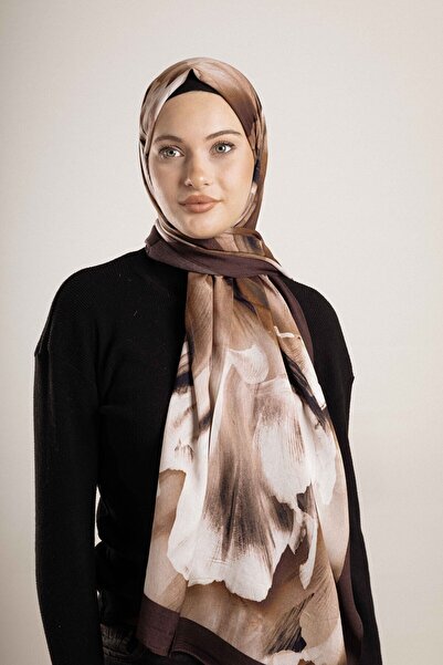 Akel Patterned Cotton Silk Shawl Pattern-3