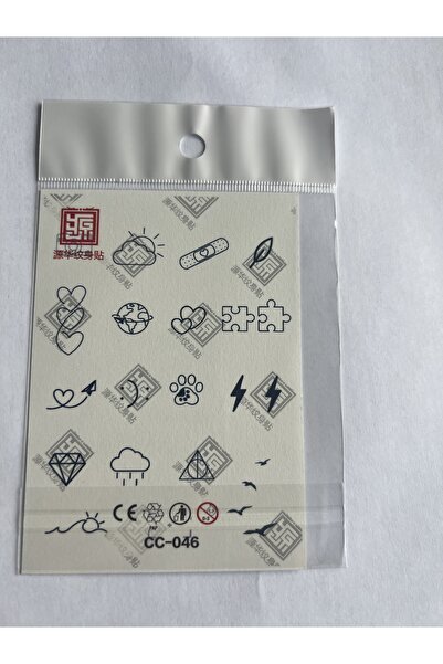 Airbrush Tattoo Parmak Dövmeleri Model8 11x8 cm Yarı Kalıcı Geçici Dövme Yapı...