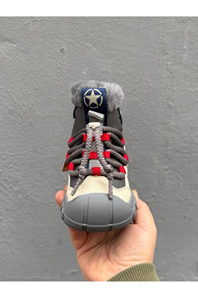 Marco Kids KÜRKLÜ ÇOCUK KAR BOTU, KAYDIRMAZ TABAN, SUYA VE SOĞUĞA DAYANIKLI, İTHAL ÜRÜN