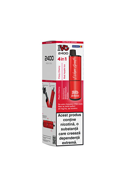IVG 2400 Edition 4 in 1 multi flavor red edition