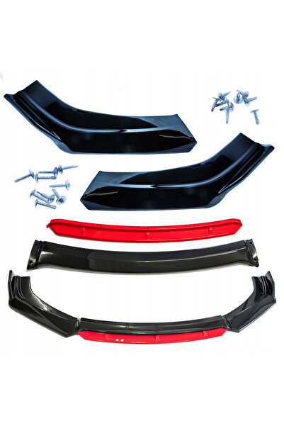 Other Universal Bumper Splitter Gloss Red Insert ABS