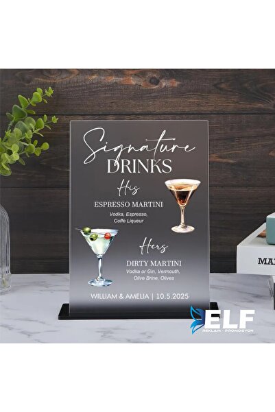 ELF REKLAM Bride Kişiye Özel Karşılama Panosu