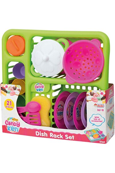 TOYSTURKA Candy Toy Dish Set Dollhouse Toy