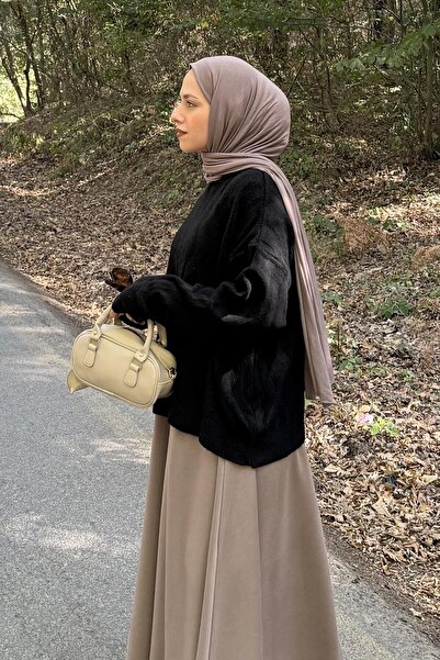 lamelif Πλεκτό πουλόβερ με σχέδιο μαύρο