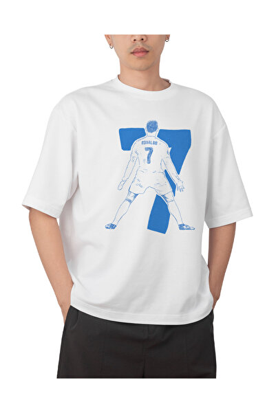 Replay Store Oversize Fit %100 Organik Pamuk Kalın Dokulu Tasarım Baskı T-Shirt