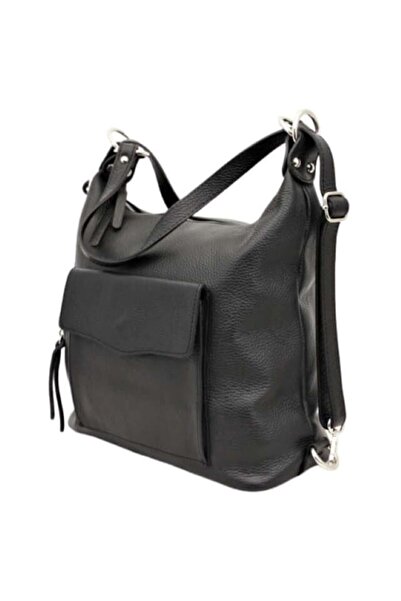 OEM Women's bag Caza Pelletteria natural leather 5165 black