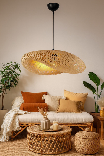 Mosso MADERA Bambu Sarkıt Avize – 40 cm