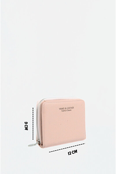 Mazel Design 1605 Genuine Leather Textured Women's Zippered Imported Wallet - Stylish, Compact, Card Holder Model