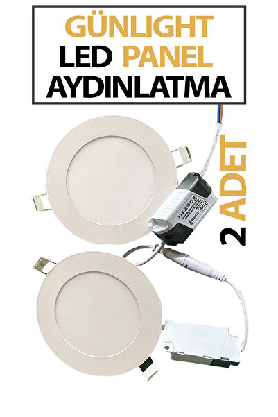 Trendhouse Sıva Altı Led Aydınlatma Paneli 6 Watt Tasarruflu Beyaz Işık Gün L...