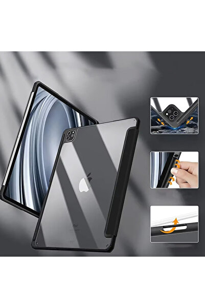 Other Husă rigidă din cristal pentru iPad Pro 11 Gen. 5 2024 (negru)