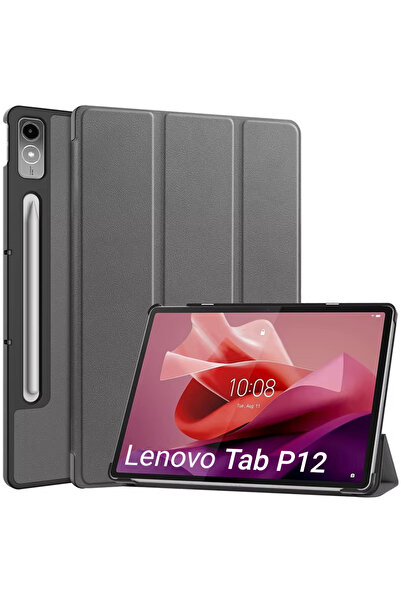 Other Smart Case for Lenovo Tab P12 TB370 (Gray)