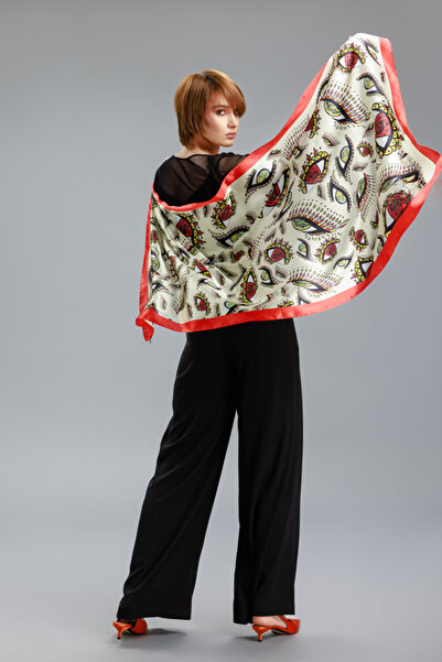 RVL Esarfa matase naturala Love Eye